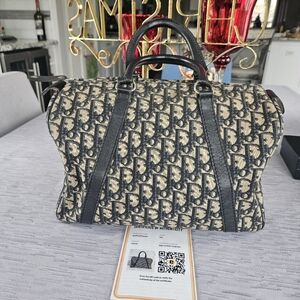 Vintage Christian Dior Oblique Trotter Boston